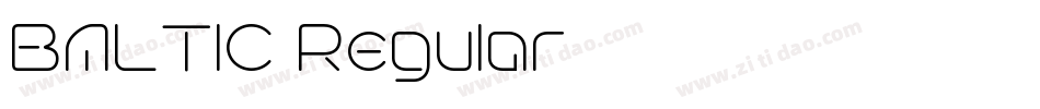 BALTIC Regular字体转换